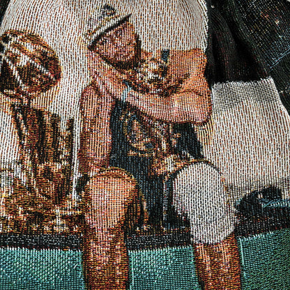 RDMCLOTHINGART tapestry hoodie CURRY TAPESTRY SHORTS