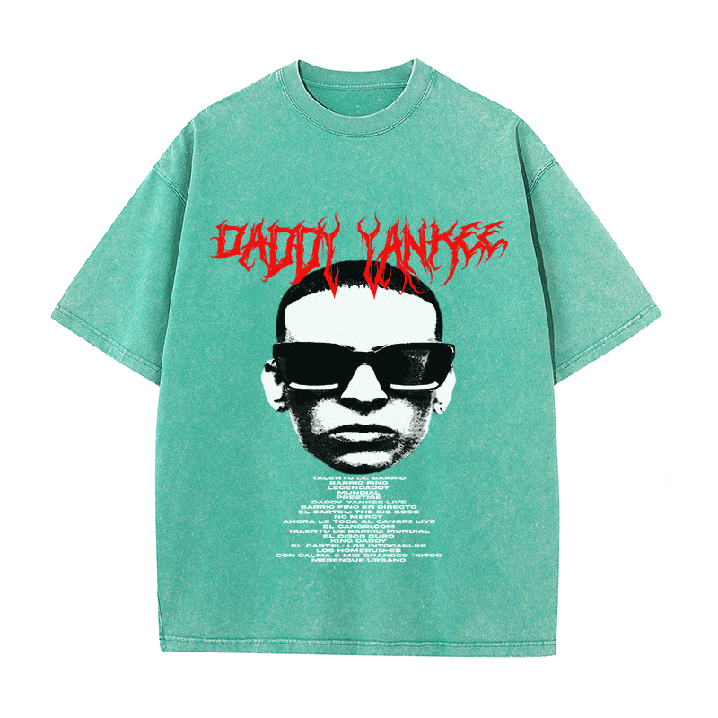 RDMCLOTHINGART tapestry hoodie DADDY YANKEE HEAVY WEIGHT COTTON TEE-8927