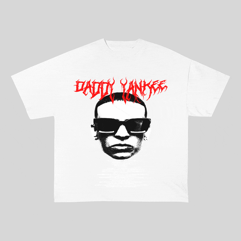 RDMCLOTHINGART tapestry hoodie DADDY YANKEE HEAVY WEIGHT COTTON TEE-8927