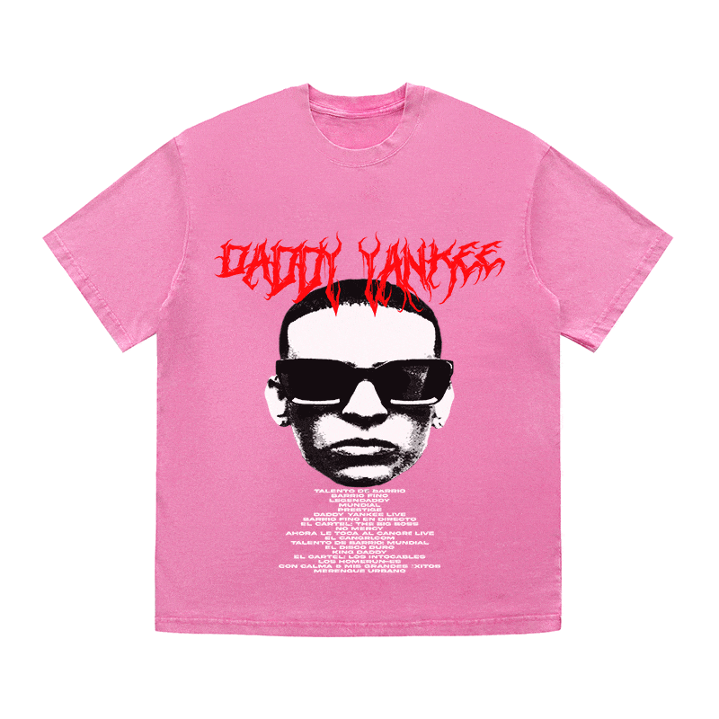 RDMCLOTHINGART tapestry hoodie DADDY YANKEE HEAVY WEIGHT COTTON TEE-8927