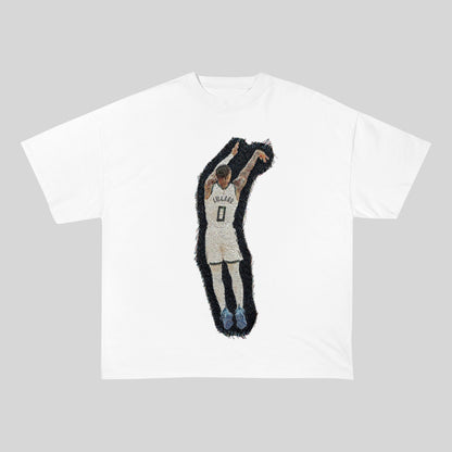 DAMEYTIME HEAVY WEIGHT PATCH TEE-8122 - RDMCLOTHINGART