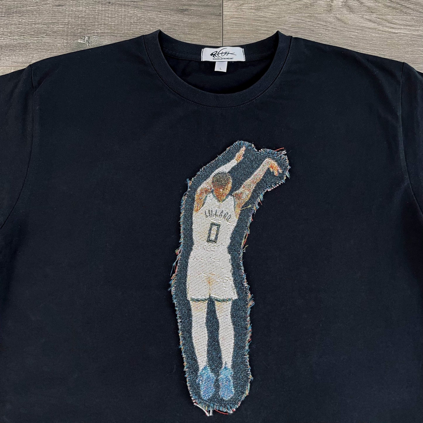 DAMEYTIME HEAVY WEIGHT PATCH TEE-8122 - RDMCLOTHINGART