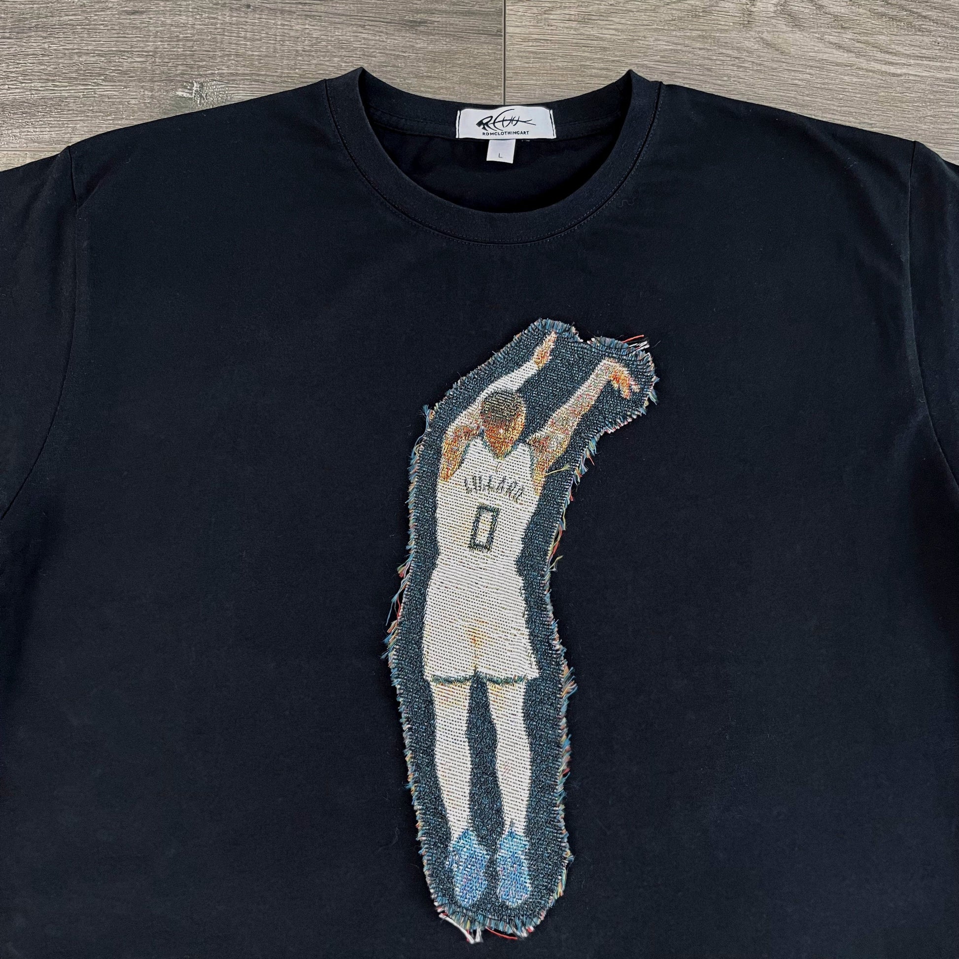 DAMEYTIME HEAVY WEIGHT PATCH TEE-8122 - RDMCLOTHINGART