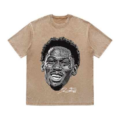 RDMCLOTHINGART tapestry hoodie DAVID HEAVY COTTON TEES-9551