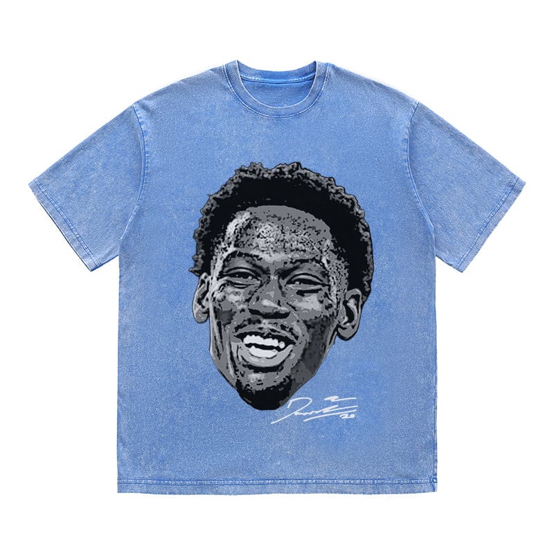 RDMCLOTHINGART tapestry hoodie DAVID HEAVY COTTON TEES-9551