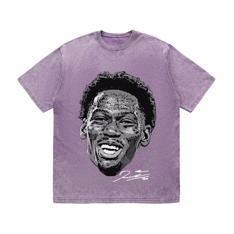 RDMCLOTHINGART tapestry hoodie DAVID HEAVY COTTON TEES-9551