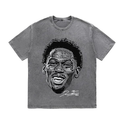 RDMCLOTHINGART tapestry hoodie DAVID HEAVY COTTON TEES-9551