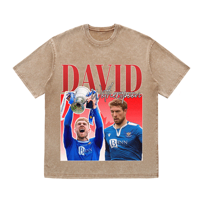 RDMCLOTHINGART tapestry hoodie DAVID HEAVY WEIGHT COTTON TEE-8954