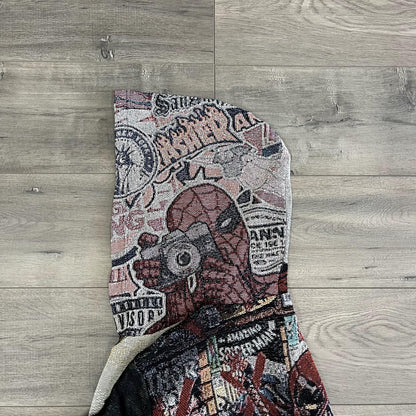 DEADPOOL TAPESTRY HOODIE - RDMCLOTHINGART