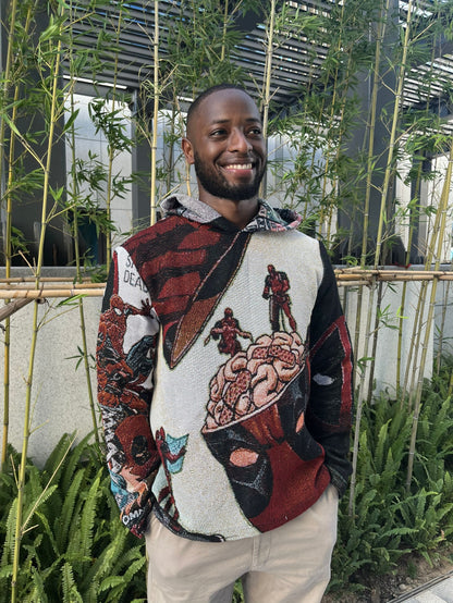 DEADPOOL TAPESTRY HOODIE - RDMCLOTHINGART