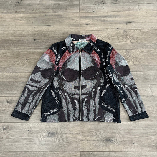 RDMCLOTHINGART tapestry hoodie DENNIS RODMAN TAPESTRY JACKET