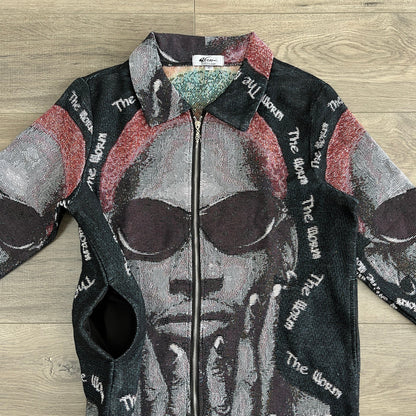 RDMCLOTHINGART tapestry hoodie DENNIS RODMAN TAPESTRY JACKET