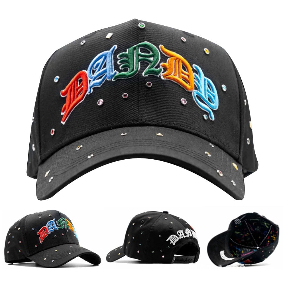 RDMCLOTHINGART Black tapestry hoodie DESIGN CAPS-60049