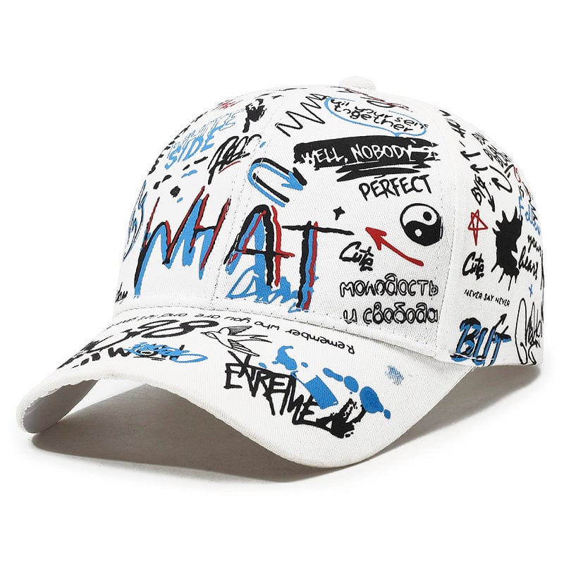 RDMCLOTHINGART White-Blue tapestry hoodie DESIGN CAPS-60056