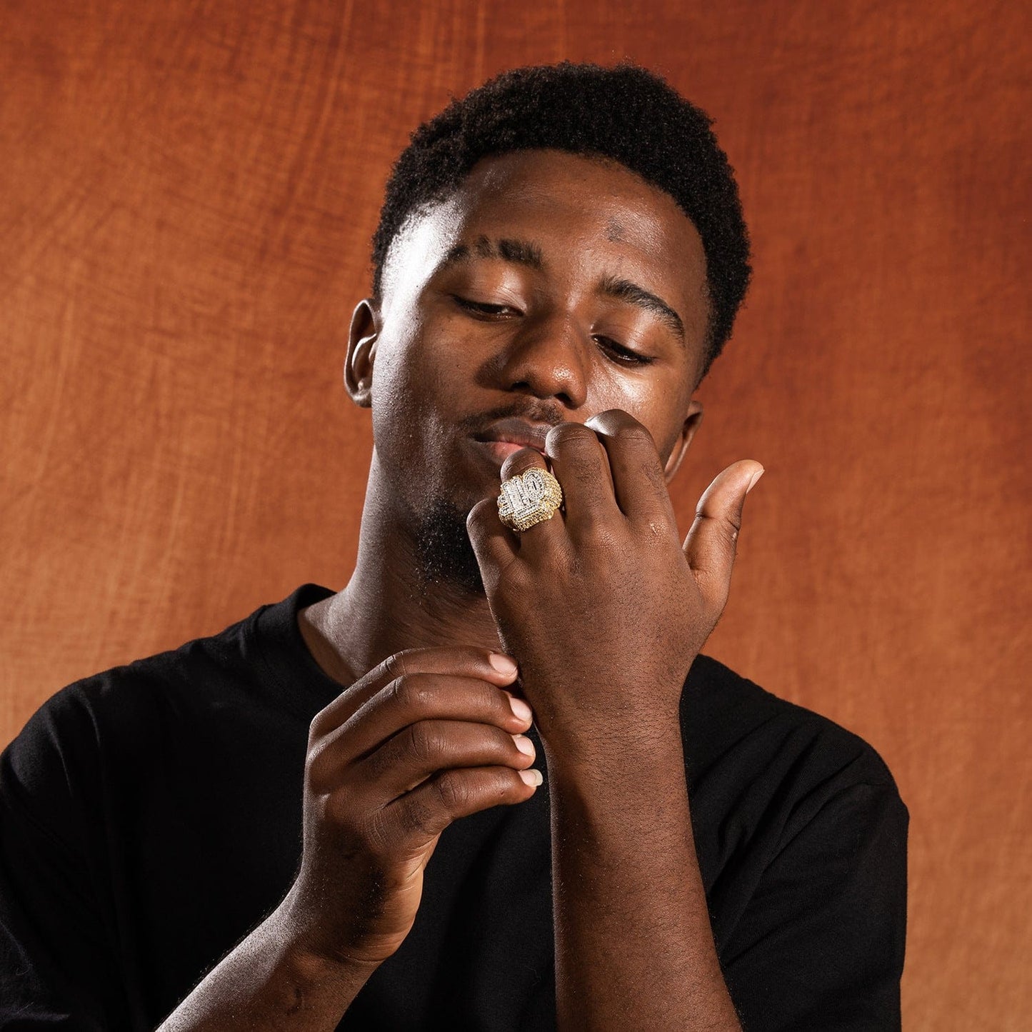 RDMCLOTHINGART tapestry hoodie Designed Finger Ring-10014