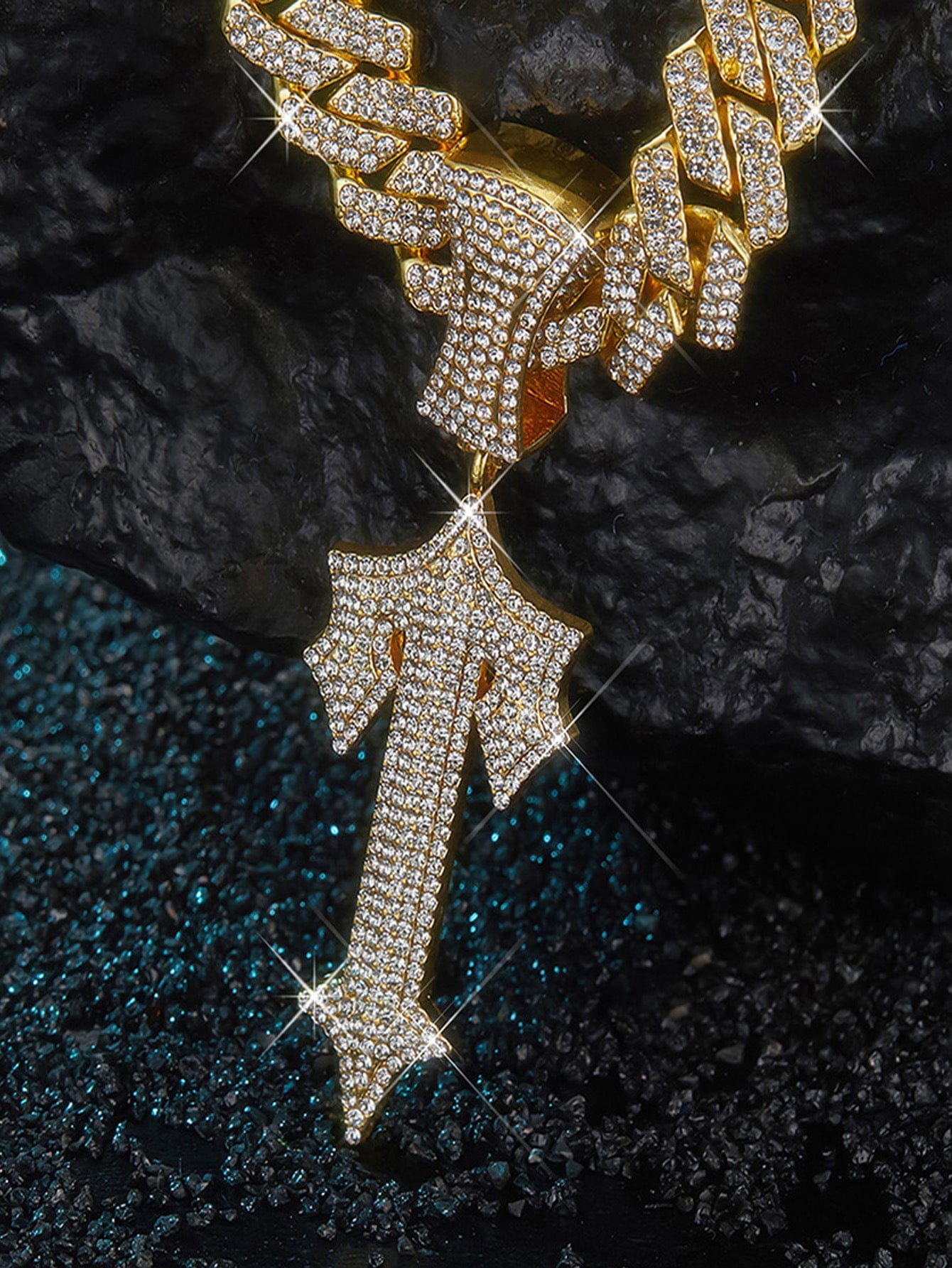 RDMCLOTHINGART tapestry hoodie Designed Necklace-9031