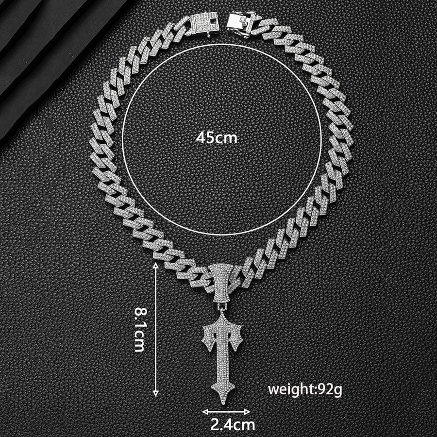 RDMCLOTHINGART tapestry hoodie Designed Necklace-9031