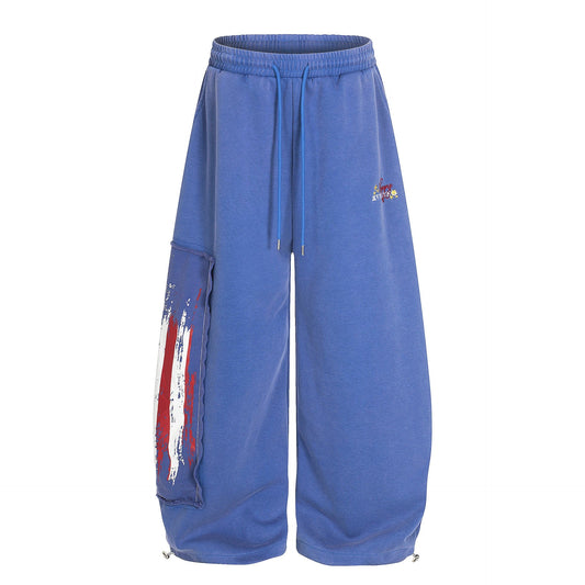 RDMCLOTHINGART S / Blue tapestry hoodie DESIGNER PANTS-60031