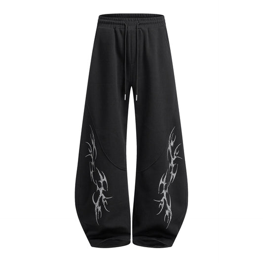 RDMCLOTHINGART S / Black tapestry hoodie DESIGNER PANTS-6008