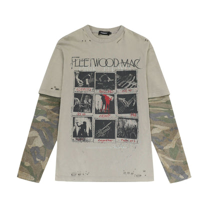 RDMCLOTHINGART Gray / S tapestry hoodie DESIGNER TOPS-60084