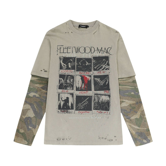 RDMCLOTHINGART Gray / S tapestry hoodie DESIGNER TOPS-60084