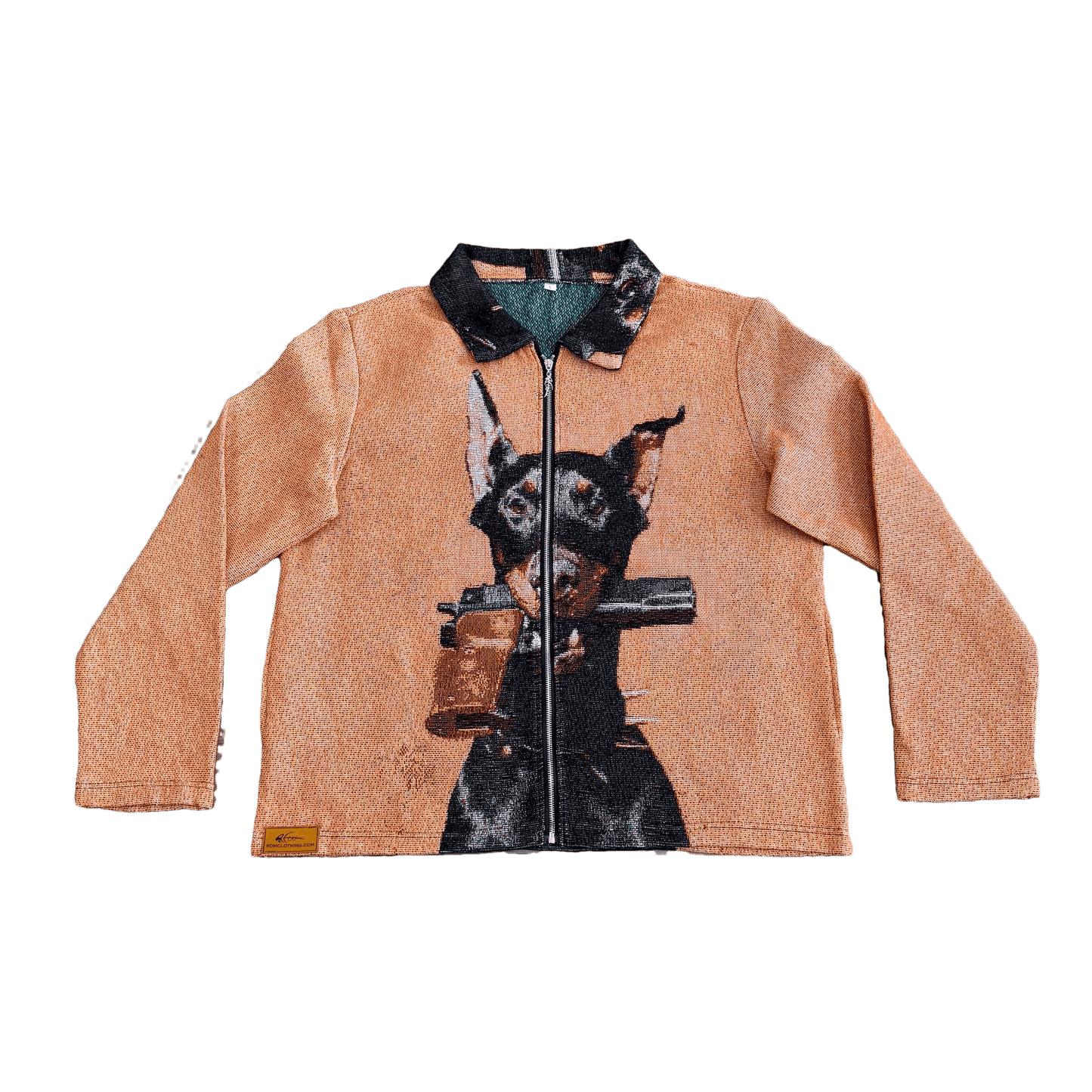 RDMCLOTHINGART tapestry hoodie DOBERMANN TAPESTRY JACKET