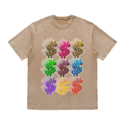 RDMCLOTHINGART tapestry hoodie DOLLAR LIFE HEAVY COTTON TEES-9676