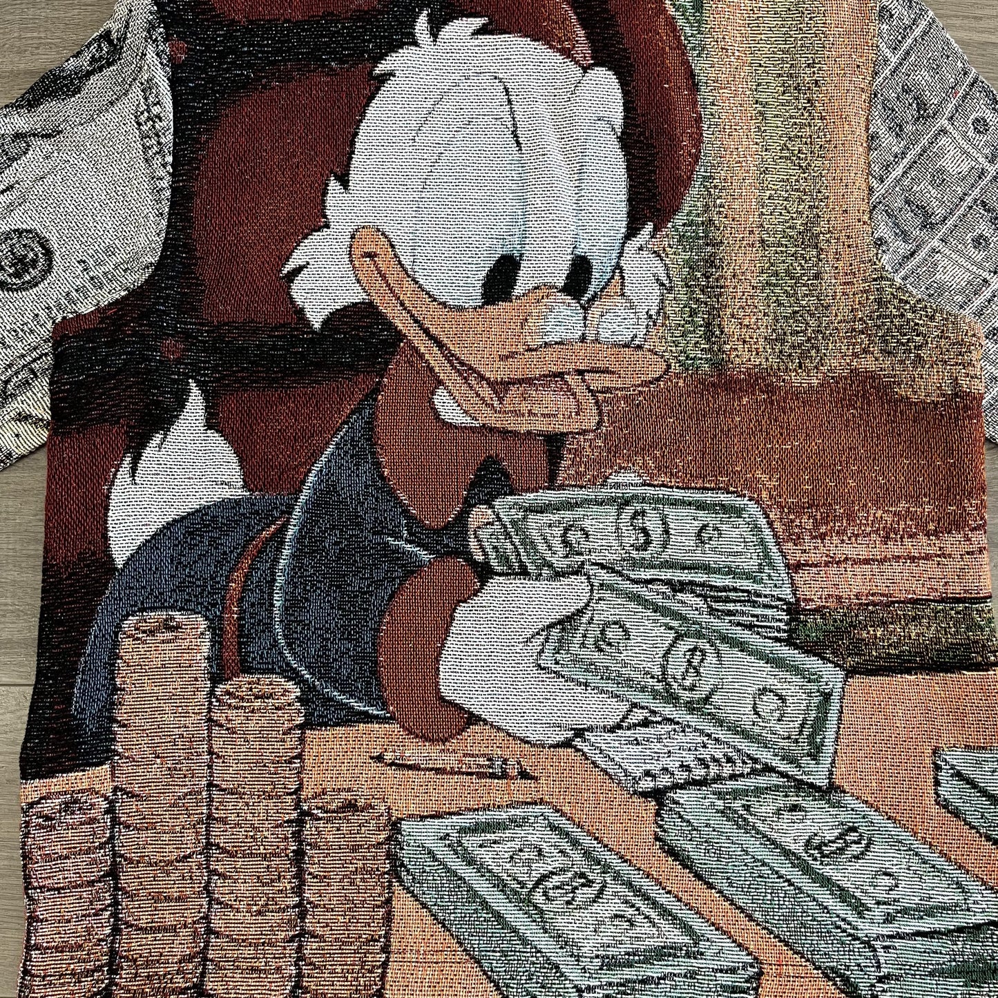 DONALD DUCK TAPESTRY HOODIE - RDMCLOTHINGART