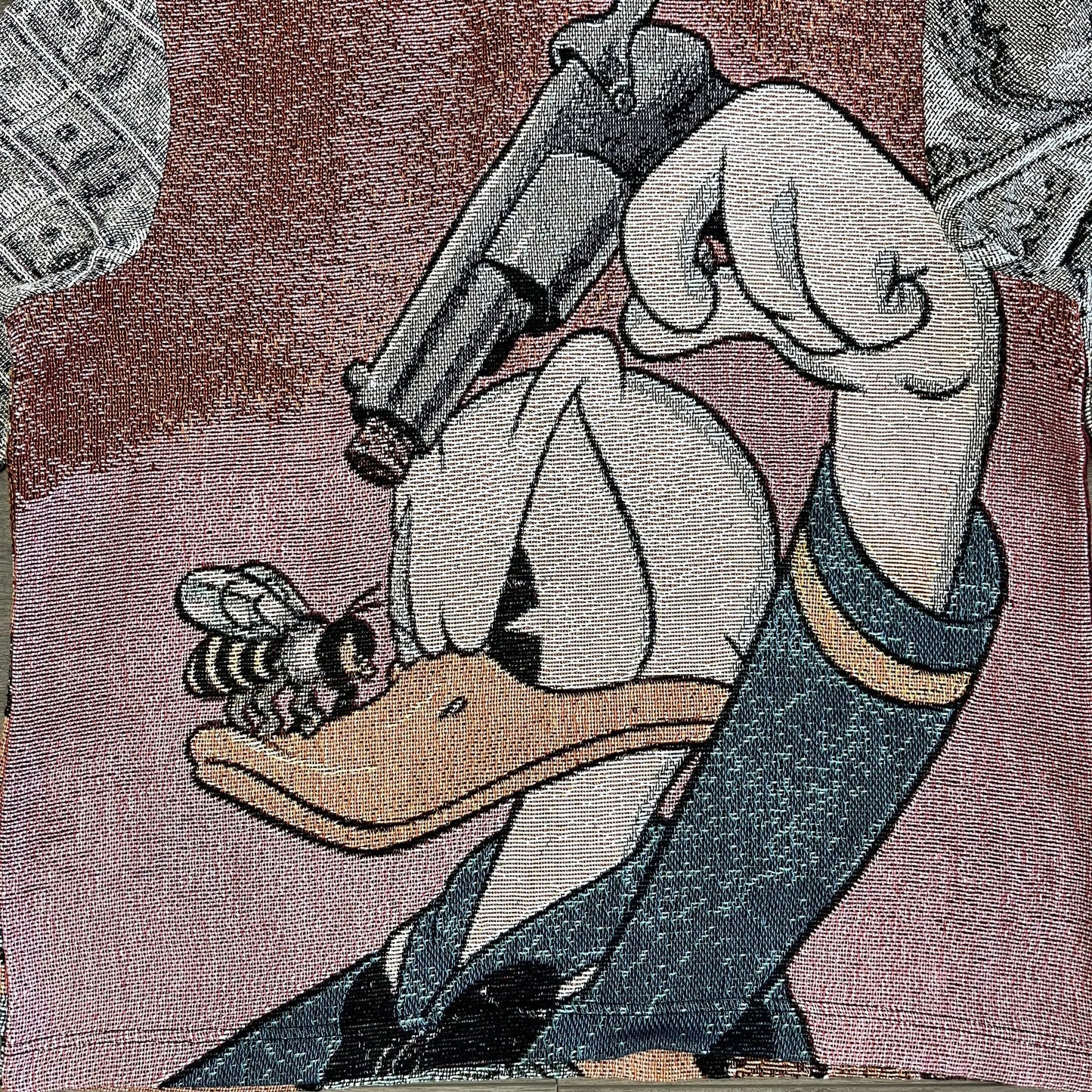 DONALD DUCK TAPESTRY HOODIE - RDMCLOTHINGART