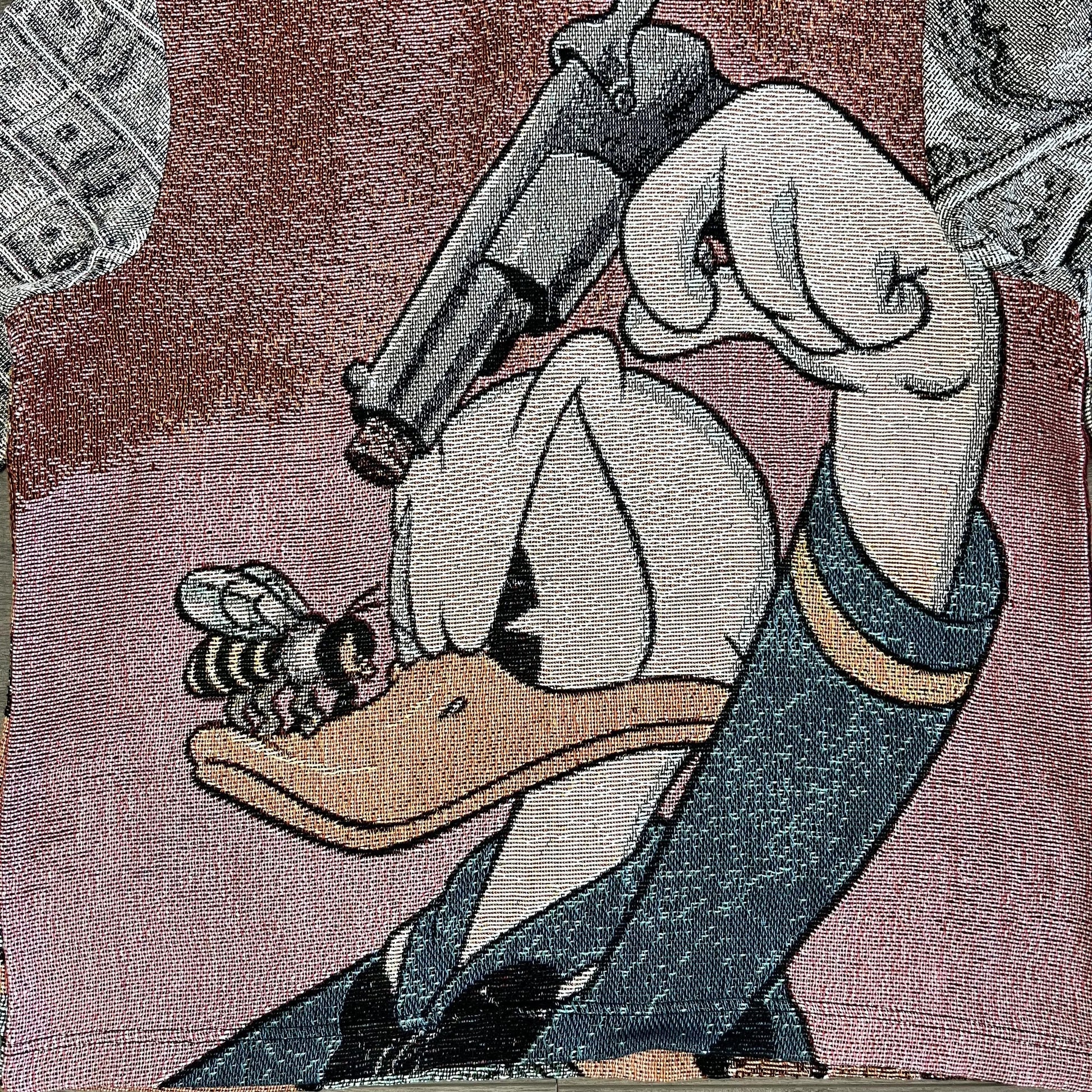 DONALD DUCK TAPESTRY HOODIE - RDMCLOTHINGART