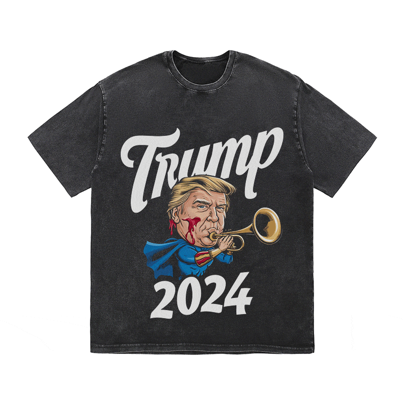 RDMCLOTHINGART tapestry hoodie DONALD HEAVY WEIGHT COTTON TEE-8738