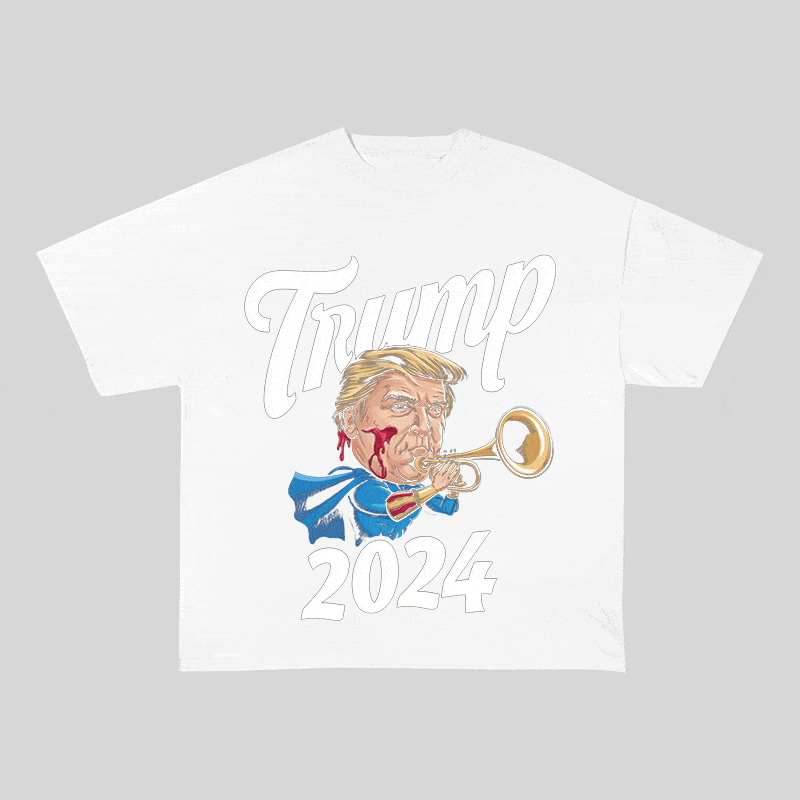 RDMCLOTHINGART tapestry hoodie DONALD HEAVY WEIGHT COTTON TEE-8738