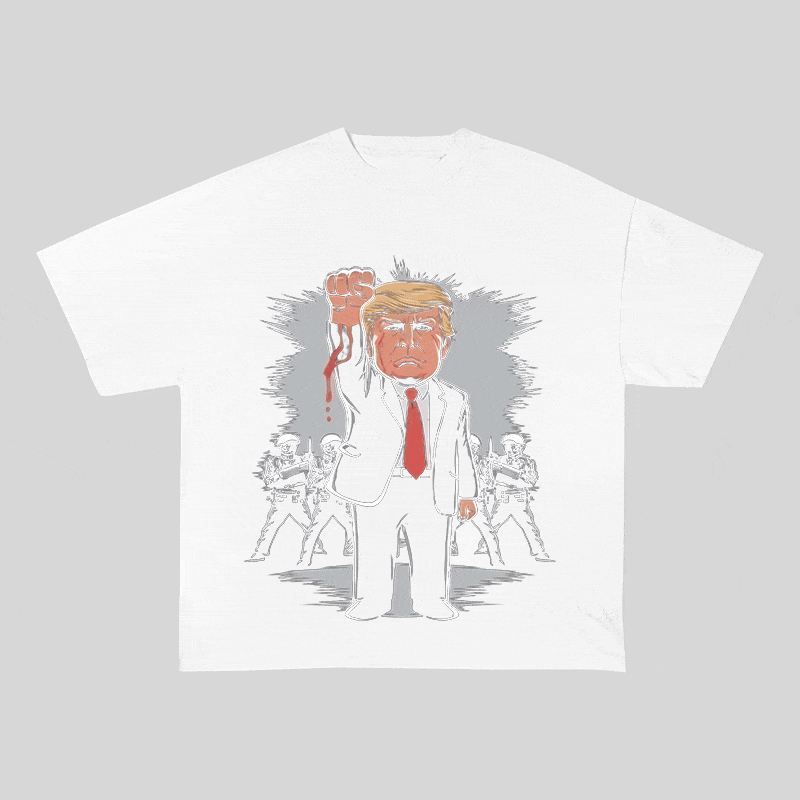 RDMCLOTHINGART tapestry hoodie DONALD HEAVY WEIGHT COTTON TEE-8739