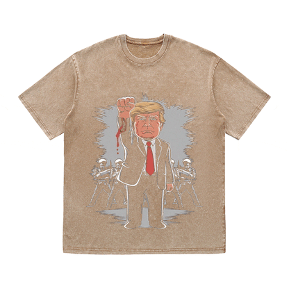 RDMCLOTHINGART tapestry hoodie DONALD HEAVY WEIGHT COTTON TEE-8739