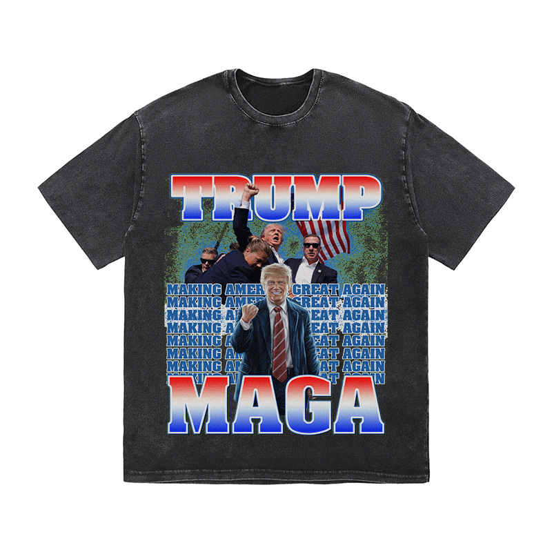 RDMCLOTHINGART tapestry hoodie DONALD HEAVY WEIGHT COTTON TEE-8741