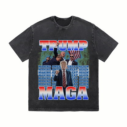 RDMCLOTHINGART tapestry hoodie DONALD HEAVY WEIGHT COTTON TEE-8741