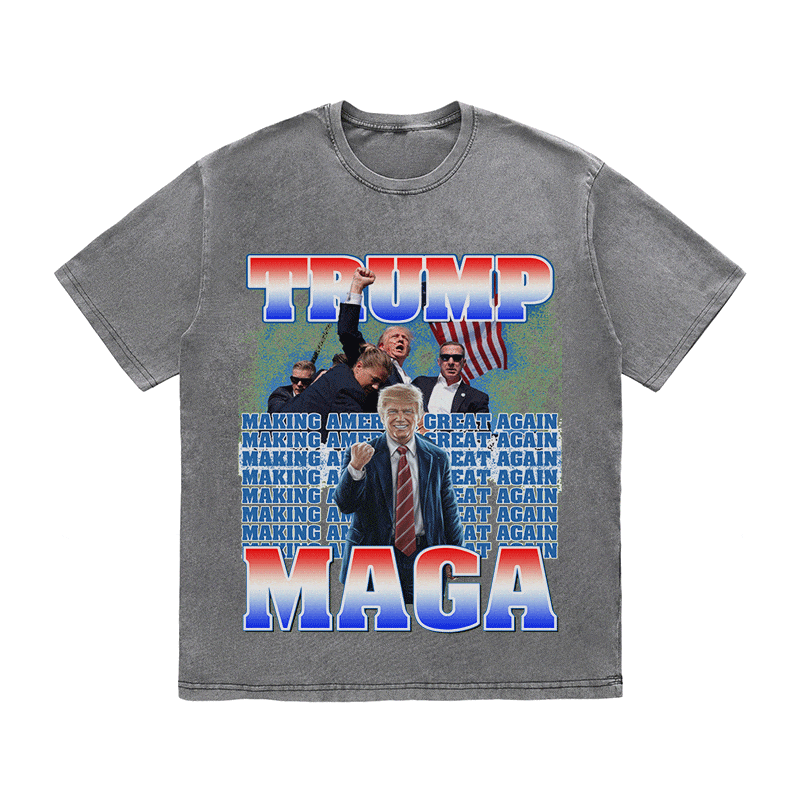 RDMCLOTHINGART tapestry hoodie DONALD HEAVY WEIGHT COTTON TEE-8741