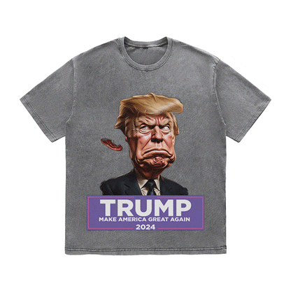 RDMCLOTHINGART tapestry hoodie DONALD HEAVY WEIGHT COTTON TEE-8748