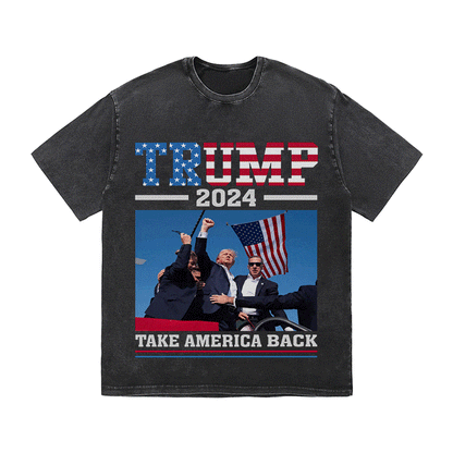 RDMCLOTHINGART tapestry hoodie DONALD HEAVY WEIGHT COTTON TEE-8749