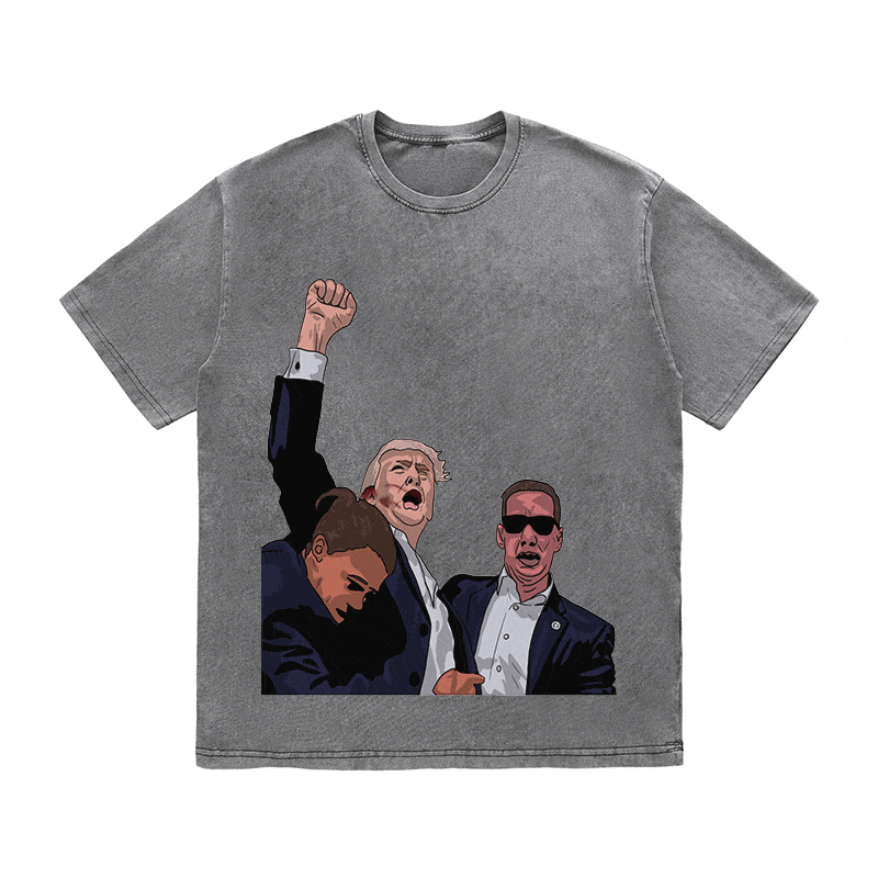 RDMCLOTHINGART tapestry hoodie DONALD HEAVY WEIGHT COTTON TEE-8754