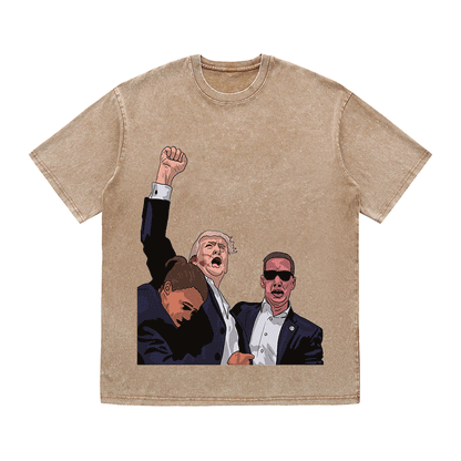 RDMCLOTHINGART tapestry hoodie DONALD HEAVY WEIGHT COTTON TEE-8754