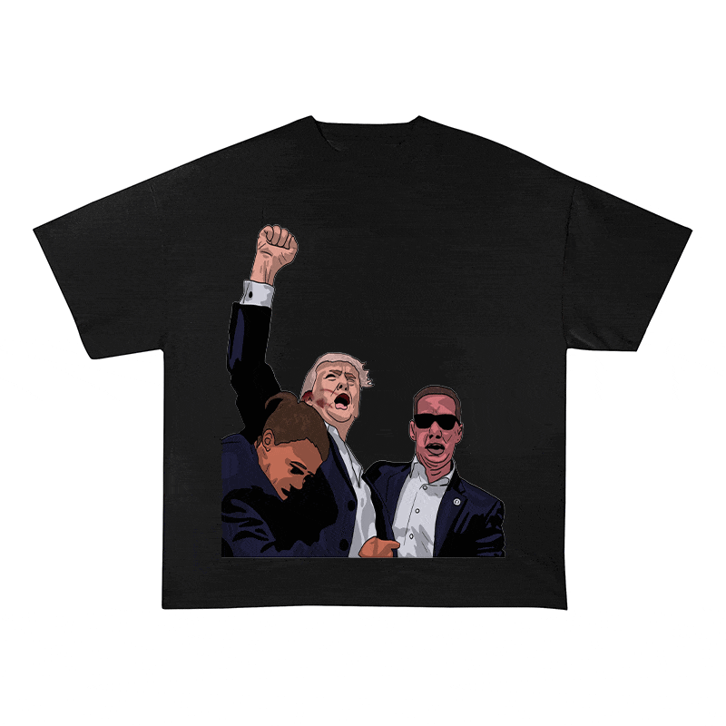 RDMCLOTHINGART tapestry hoodie DONALD HEAVY WEIGHT COTTON TEE-8754