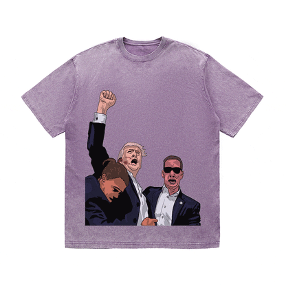 RDMCLOTHINGART tapestry hoodie DONALD HEAVY WEIGHT COTTON TEE-8754