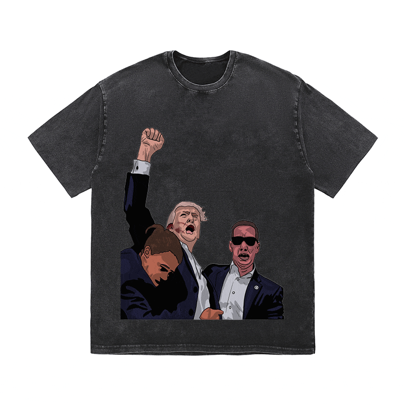 RDMCLOTHINGART tapestry hoodie DONALD HEAVY WEIGHT COTTON TEE-8754