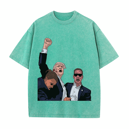 RDMCLOTHINGART tapestry hoodie DONALD HEAVY WEIGHT COTTON TEE-8754