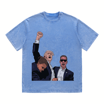 RDMCLOTHINGART tapestry hoodie DONALD HEAVY WEIGHT COTTON TEE-8754