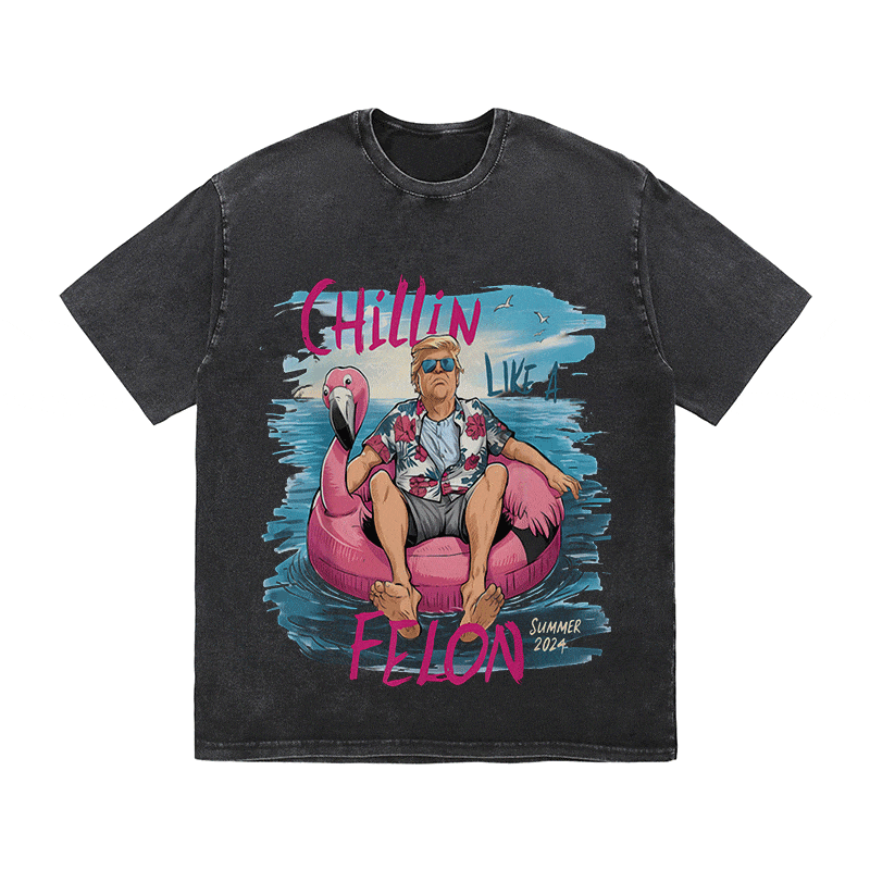 RDMCLOTHINGART tapestry hoodie DONALD HEAVY WEIGHT COTTON TEE-8758