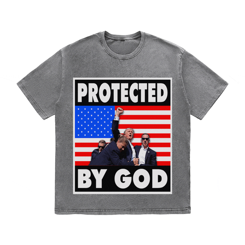 RDMCLOTHINGART tapestry hoodie DONALD HEAVY WEIGHT COTTON TEE-8763