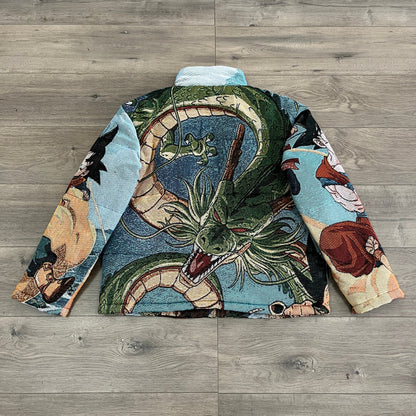 DRAGONBALL V2 TAPESTRY COAT - RDMCLOTHINGART