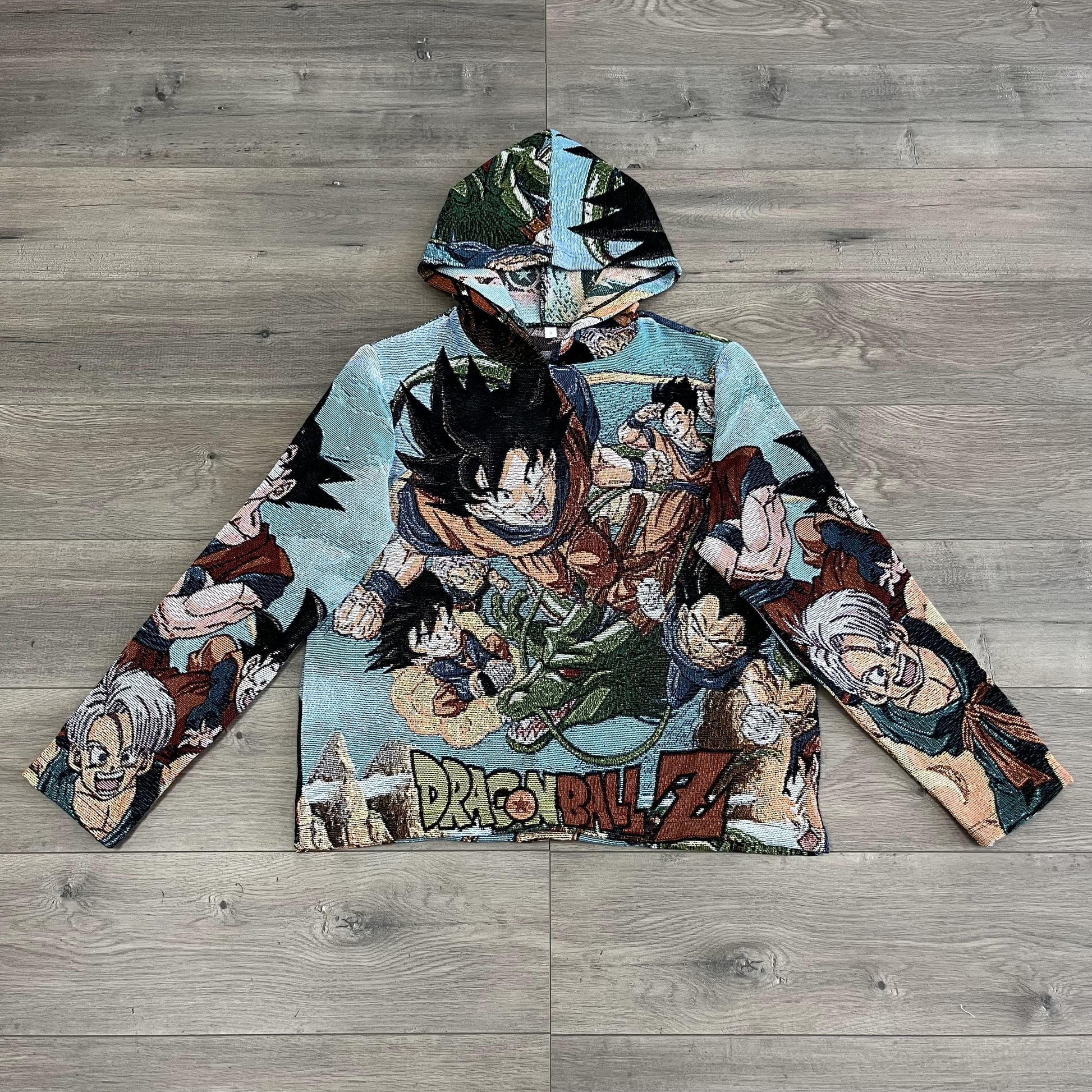 DRAGONBALL V2 TAPESTRY HOODIE - RDMCLOTHINGART